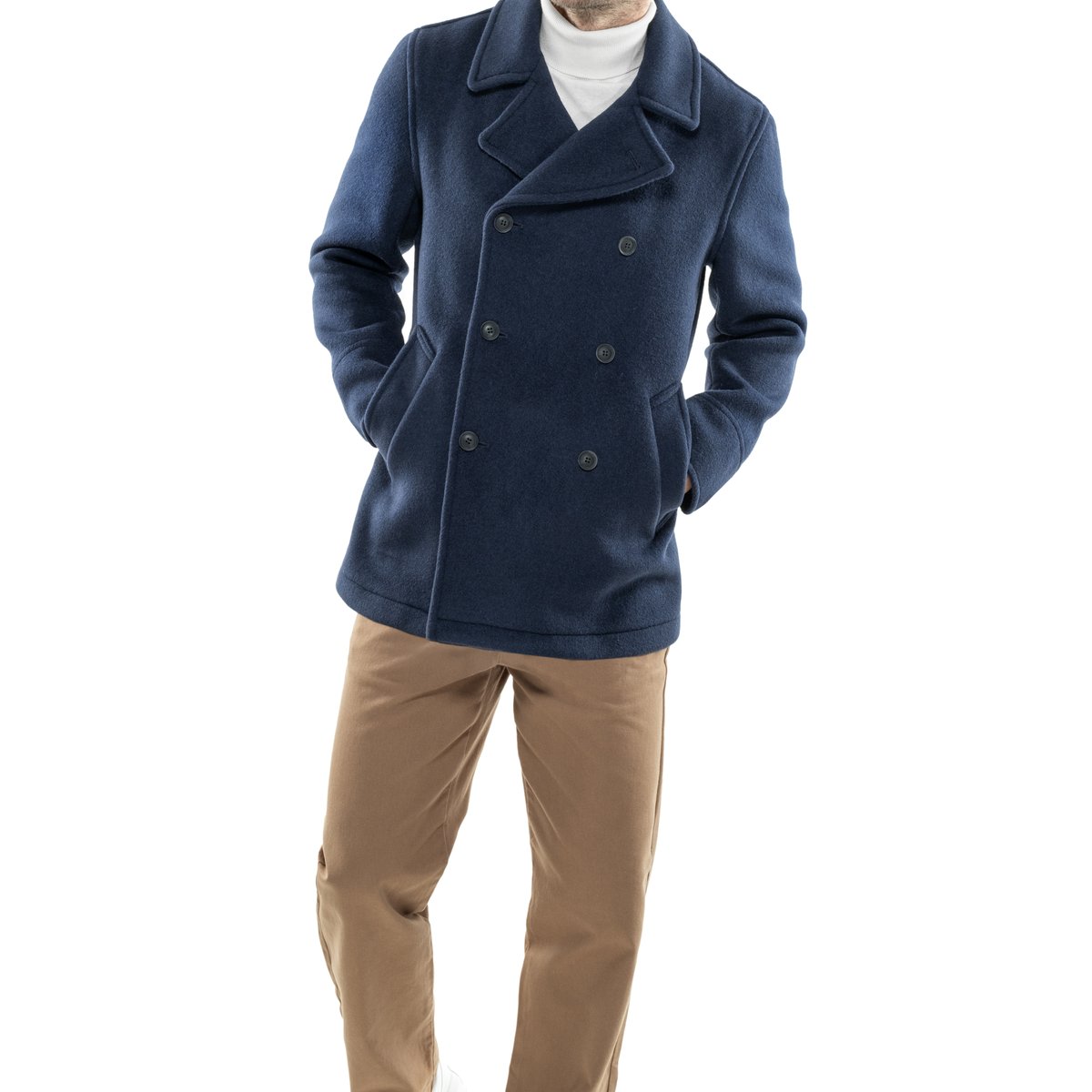 LONDON Tradition ネイビー ピーコート サイズ40 Scott Pea Coat - French Navy | London Tradition